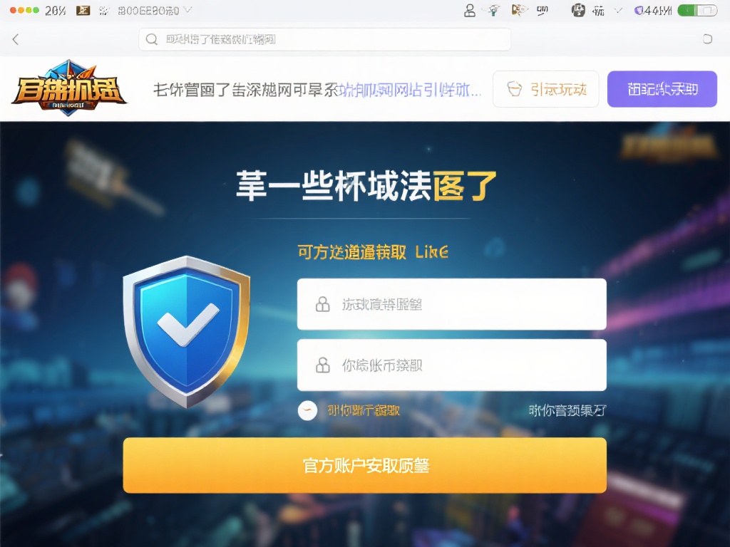 此外，一些不法分子可能会利用假冒网站诱导玩家输入个